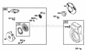 Blower Hsg Rewind Starter Diagram and Parts List for 093232-0040-01  Briggs and Stratton Engine